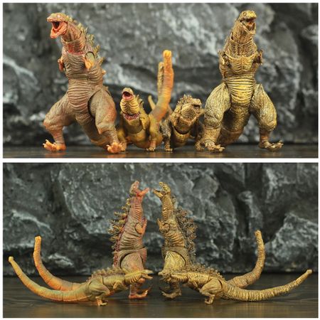 Articulation Tail 2016 Shin Gojira Second & Third Action Figure 2 Pack Set Original SHM Collectible Collection Toys Doll Loose