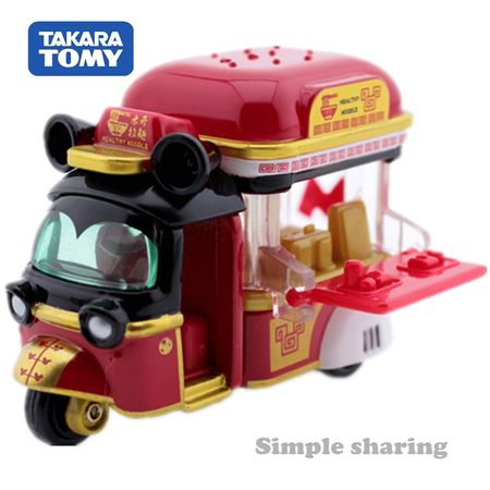 Takara Tomy Tomica Disney Motors Mickey Mouse Anime Figure Tricycle Mould Hot Pop Baby Toys Diecast Kids Car