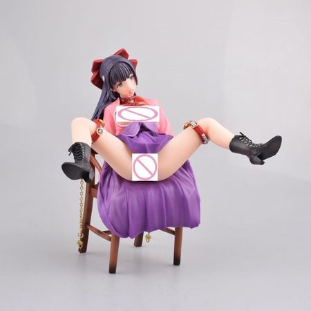 20cm Sexy Native Creator's Collection Ade-Sugata Zero Character by Mibu Natuki Cover Girl Kimono Chair PVC Action Figure