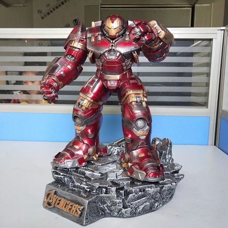 Resin Marvel Avengers Hulkbuster Battle Ver. Statue Super Hero PVC Action Figure Model Toys 32cm