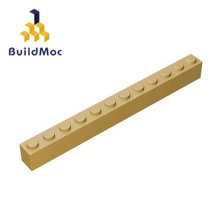 BuildMOC Compatible Assembles Particles 6112 1x12 For Building Blocks DIY LOGO Educational High-Tech Spare Toys