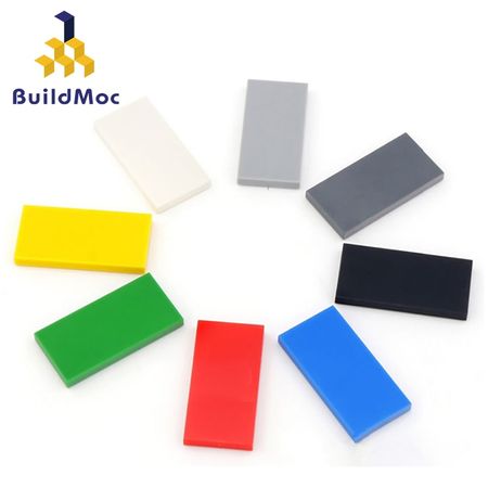 100pcs DIY Building Blocks Figures Bricks Smooth 2x4 Educational Creative Size Compatible With lego Plastic Toys for Children