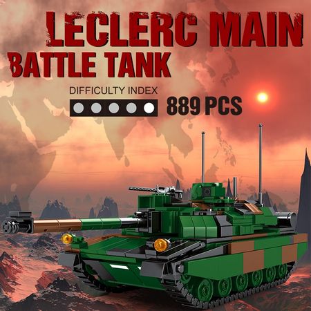 City Battle Military Tank Truck Army Building Blocks WW2 Technic Tank Weapon Track Gun Vehicle Bricks Toys For Children Boys
