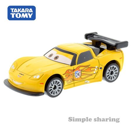 Takara Tomy Tomica C-39 Disney Cars Jeff Gorvette (Cars 3 Type) Kids Toys Motor Vehicle Diecast Metal Model