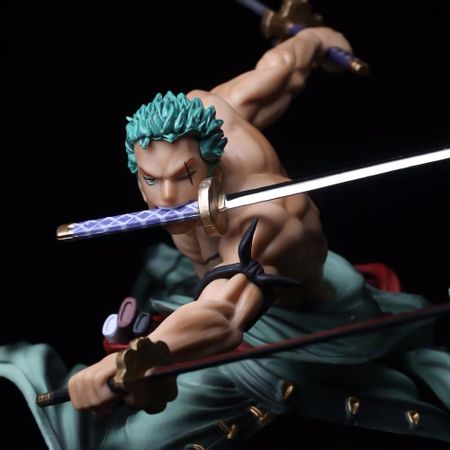One Piece Anime Figure New World Roronoa Zoro Straw Hat Classic Battle PVC Action Figure Collectible Model Doll Toys