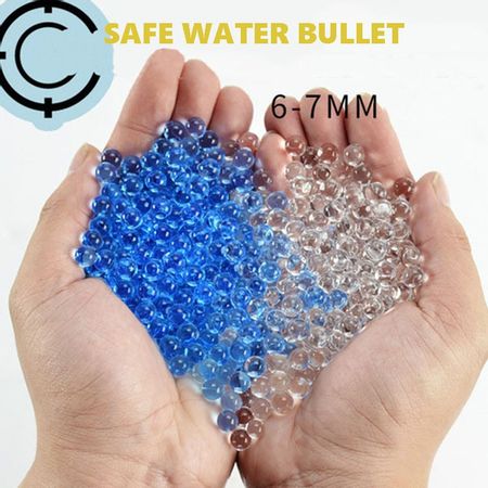 10000Pcs 6mm Water Bullet Toys Gun Accessories Crystal Soft Bullets Paintball Glock Water Beads Grow Balls Boys Toy Home Decor