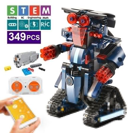 Latest Creative Electric Remote Control Mechanical legoINGlys Building Block Robot Kids Toys Gifts Accompanying Growth