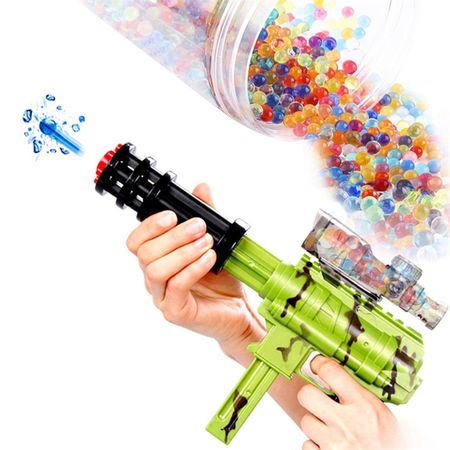 1 Bottle & 45000 Pcs Paintball Water Bullets Toy Gun Soft Crystal Bullet Mud Soil Toys For Boys Kids Gun Accessories Gifts