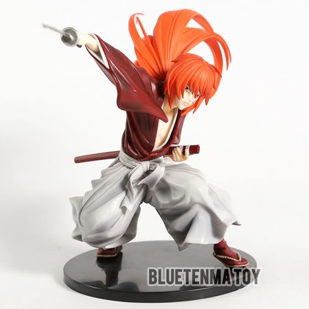 Anime Rurouni Kenshin Meiji Swordsman Romantic Story Kenshin Himura PVC Figur 