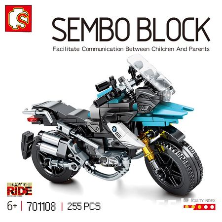 SEMBO BLOCK Motorcycle Model Building Block Mini Motorbike Motor Bricks Toys For Gift Children Boys Blocks Small Building Block