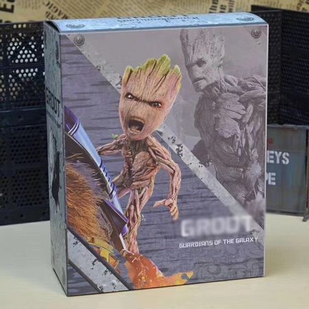 Hot Toys 1:1 Marvel Guardians of The Galaxy Avengers Cute Baby Tree Man Joints Moveable BJD Action Figure Toys