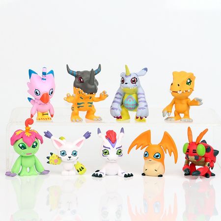 9pcs/set Japan Anime Digital Monster Digimon Figure Toys
