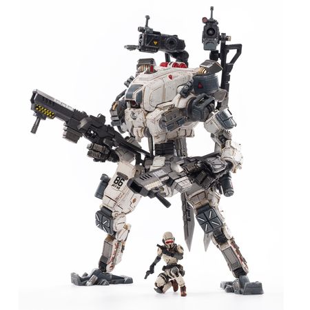 JOYTOY GOD OF WAR 86(White) Mechanical Armor Action Figure  Model Coated Finished Product