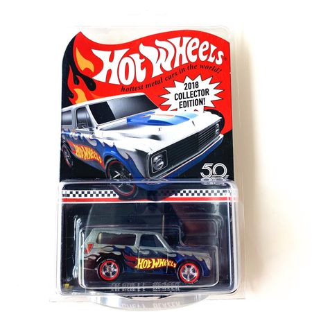 Original Hot Wheels Car Red Line Club 70 CHEVY BLAZER Collector Edition 50th Anniversary 1/64 Diecast Metal Car Toys Gift Kids