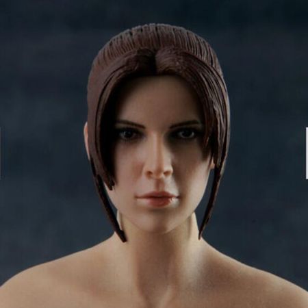 1/6 scale Claire The zombie hunter Red hair Female Figure Head Sculpt Model F 12 
