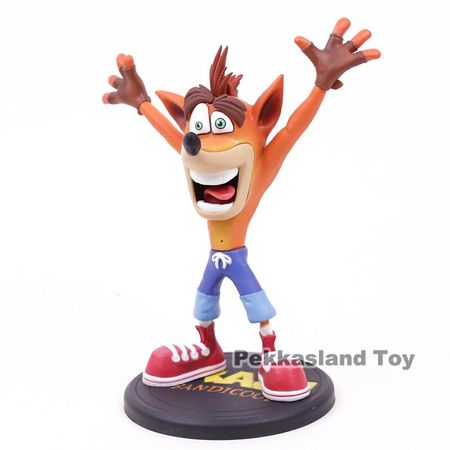 Crash Bandicoot Action Figure PVC Painted Statue Cartoon Figure Collectible Model Toy 23CM