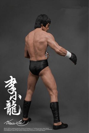 19cm Bruce Lee Fighting Version PVC Action Figure Collection Model Toys