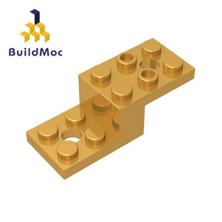 BuildMOC Compatible Assembles Particles 11215 Bracket 5 x 2 x 1 1/3 For Building Blocks Parts DIY LOGO Educational gift Toys