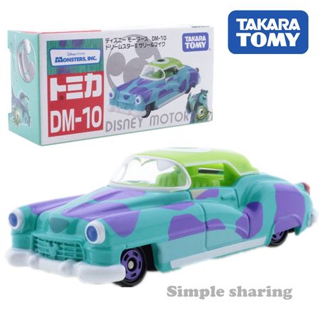Takara Tomy Tomica Disney Series Anime Figure Car Woody Alien Buzz Lightyear Pop Diecast Baby Toys Funny Kids Bauble