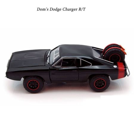 1/24 Fast and Furious Cars Dom's Dodge Charger Collector Edition Simulation Metal Diecast Model Cars Kids Toys Gifts