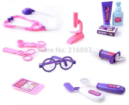 Girls Learning & Education Doctor Pretend Play Toys Tool Box Educational Gift Brinquedos Toy
