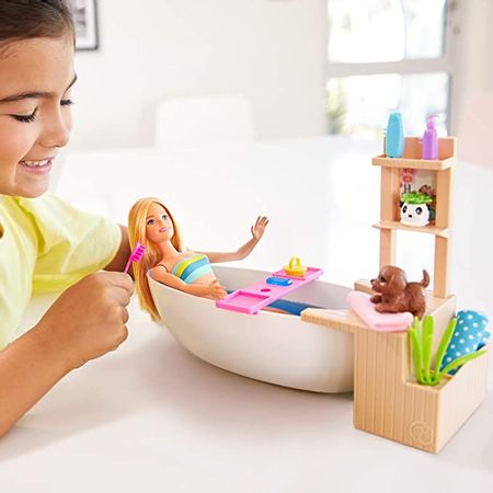 Original Barbie Dolls Fizzy Bath Doll & Playset Toys for Children Girls Beautiful Princess Boneca Gift Toys Birthday Fairytale