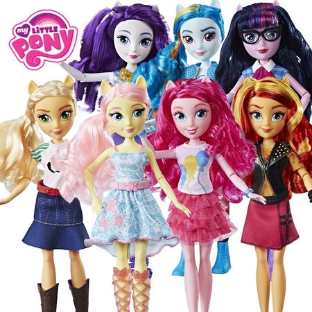 My little pony Toys Equestria Girls Rainbow move Twilight Action Figures Classic For Baby Birthday Gift Girl Bonecas