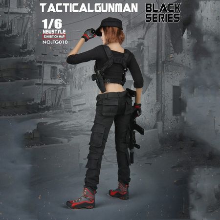 1/6 scale FG010 Female Shooter Suits  Clothes  F 12 