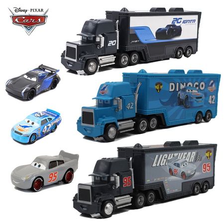 Disney Pixar Cars 3 2 Toy Lightning McQueen Jackson Storm Mack Truck Metal Diecasts Vehicles Toy Children Boy Educational Toys