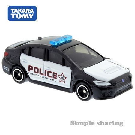 Takara Tomy Tomica Shop Original Subaru WRX S4 Overseas Patrol Car Specification Kids Toys Motor Vehicle Diecast Metal Model