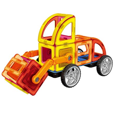 Big Size Engineering vehicle Magnetic Blocks Contructor DIY Magnets Building Blocks Educational Designer Block Toys For Children
