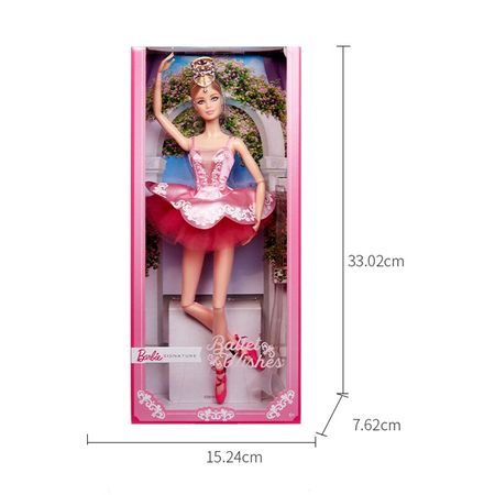 Original Barbie Ballet Wish Doll Toys Ballet Elf Dance Collection Doll Princess Girl Children Birthday Gift GHT41