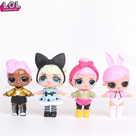 8cm L.O.L SURPRISE! 8pcs/set  lol dolls toys for girls surprise gift baby doll girls toys doll lol surprises kids birthday gift
