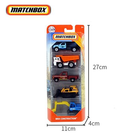 Original Matchbox Sports Toy Car Construction for Boys Truck Jeep Engineering Diecast Model Car Kids Toy for Children Play Set