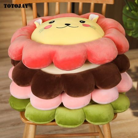 50CM Kawaii Flower Plush Pillow Toy Soft Cartoon Unicorn Cat Bear Stuffed Doll Avocado Carrot Doll Chair Cushion Sofa Bed Decor