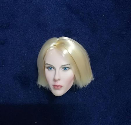 1/6 Female Head The X Files Dana Scully Female Head for 12'' Pale Figure Body Doll