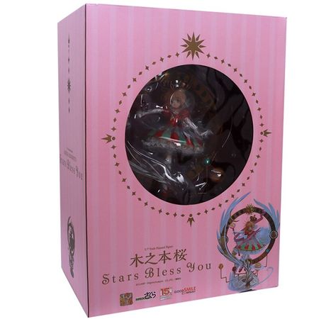 44cm Anime Cardcaptor Sakura Kinomoto Stars Bless You PVC Action Figure Anime Figure Collection Model Toys Doll Gift