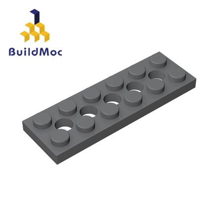 BuildMOC Compatible Assembles Particles 32001 2x6 For Building Blocks Parts DIY LOGO Educational Tech Parts Toys
