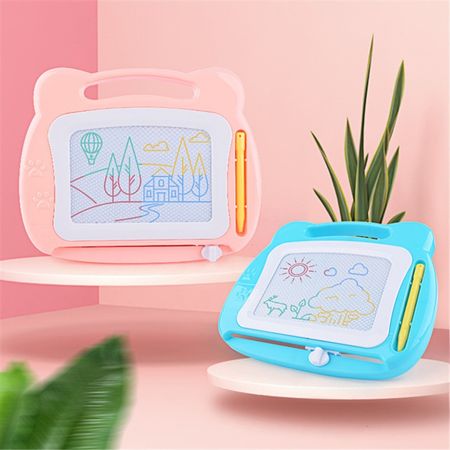 22*18cm Mini Magnetic Drawing Board with Pen Sketch Pad Doodle Writing Tablet Children Baby Painting Toys Learning Whiteboard