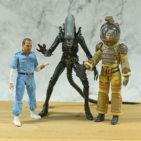 Alien ASH KANE Figure NECA The Bloody Alien Brett Parker Action Figures 40th Anniversary 3pcs/set
