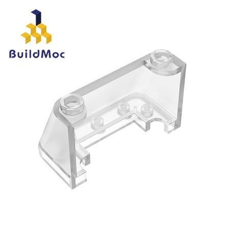 BuildMOC Compatible Assembles Particles 3823 2x4x2For Building Blocks Parts DIY enlighten block bricks Educational Tech Toys