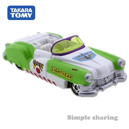 TAKARA Tomy Tomica Buzz Lightyear Car Dm 20 Hot Pop Miniature Baby Toys Delorean Back To The Future Funny Magic Kids Bauble