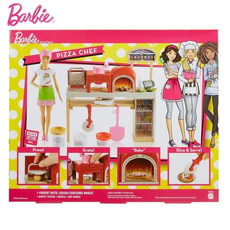 2018 Barbie New Original Making Fun  Doll Pizza  dolls The Girlbrinquedos Girl Toys Gift Boneca FHR09