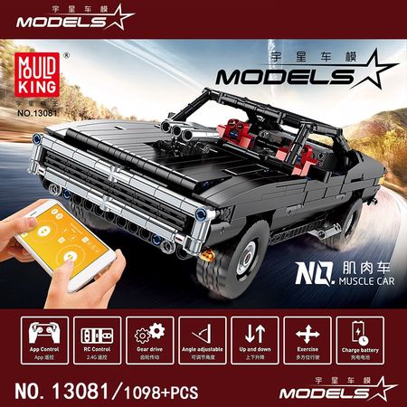 Fit 42111 Faster and Furioused Movie Technic Series Bricks Dodge Charger Muscle Car Model Kit Building Blocks Kids Toys DIY GIft