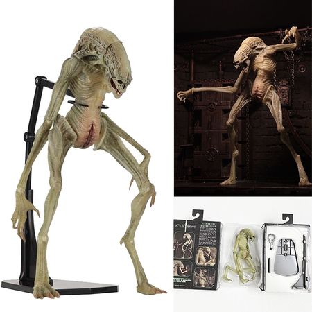 Aliens Vs Predator Alien Figure Resurrection Delune Newborn Action Figure Collectable Model Toy Horror Gift 18cm