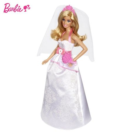 Original Barbie Bride Doll Barbie Princess Girl Marry Wedding Decoration Children Birthday Christmas Toy Gift BCP33