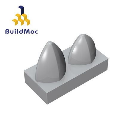 BuildMOC Compatible Assembles Particles 15209 2x1 For Building Blocks Parts DIY enlighten bricks Educational Tech Parts Toys