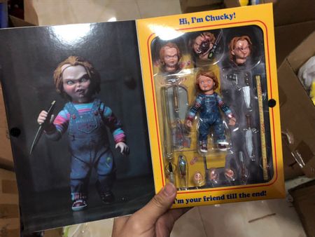 NECA GOOD GUYS CHUCKY Horror Doll PVC Figure Collectible Model Toy 15cm