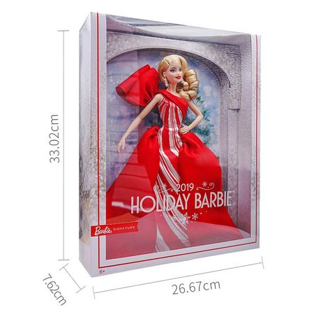 Original Holiday Barbie Signature Collector Edition Dolls Toys for Girls  Red Dress Princess Girls Doll Birthday Toys Brinquedos