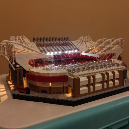 city Fit Lego 10272 Old Trafford Manchester Building Blocks LED Light Kit Light Up Your Blocks Toy (Model NOT Included )
